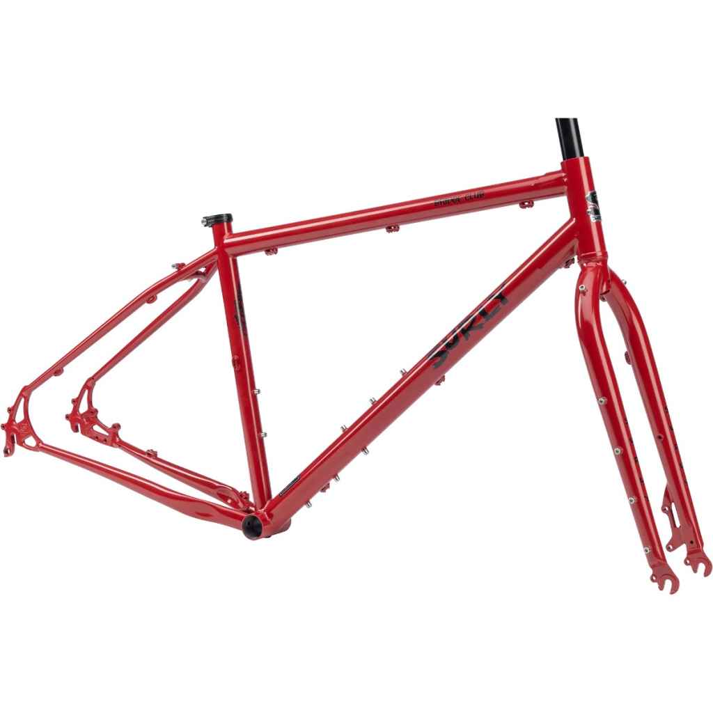 SURLY* bridge club frame set (lingering cranberry) - BLUE LUG
