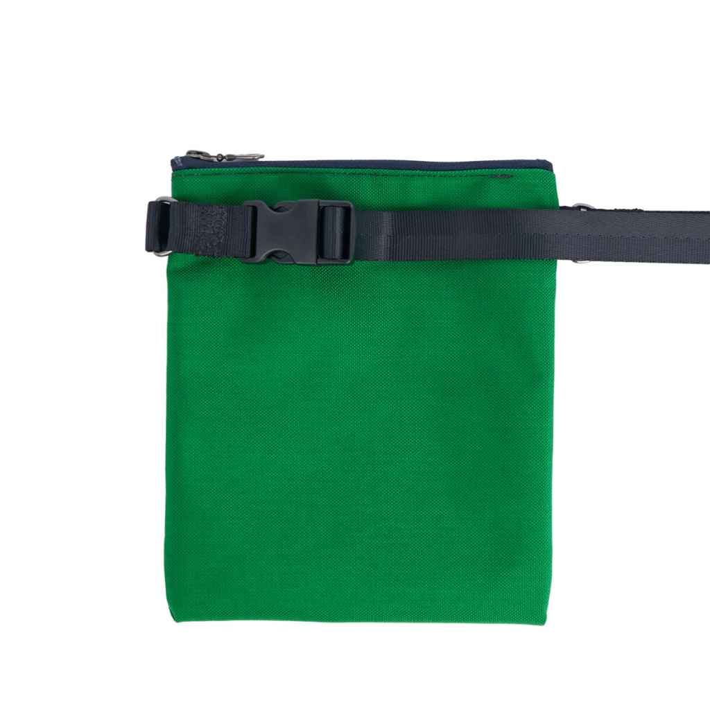 TAXI BAGS* pouch with strap (M/green/brown) - BLUE LUG ONLINE STORE