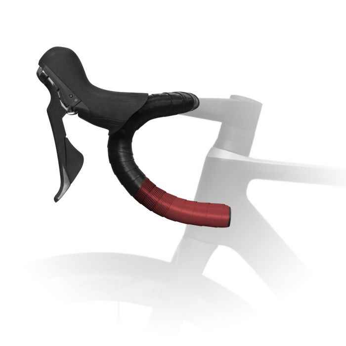 FIZIK* vento tacky bi color black bartape (black/red) - BLUE LUG