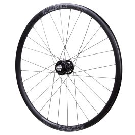 PHILWOOD* × *VELOCITY* aileron CX front wheel (black) - BLUE LUG