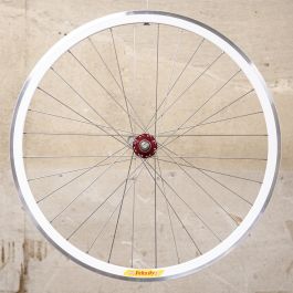 *VELOCITY×PHILWOOD* deep-v track wheel (white/red)