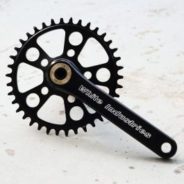 *WHITE INDUSTRIES* MR30 crank set (black) - BLUE LUG ONLINE