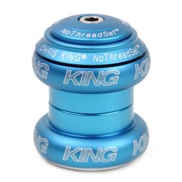 *CHRIS KING* nothreadset 1 1/8 inch (matte turquoise) - BLUE LUG