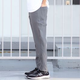 *SWRVE* transverse slim trousers (grey)