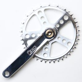 WHITE INDUSTRIES* eno single speed crank (silver) - BLUE LUG 