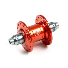 *PHILWOOD* narrow flange hub front (LTD orange/28H) - BLUE LUG ONLINE STORE