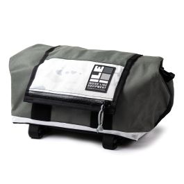 *ILE* porteur rack bag small (cordura grey/x-pac alpine) - BLUE