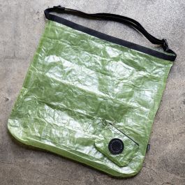 *FAIRWEATHER* packable sacoche (dyneema green) - BLUE LUG