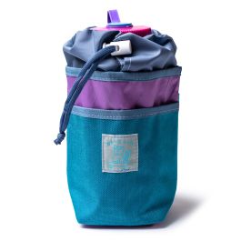 *BLUE LUG* stem pouch (x-pac lavender/turquoise)