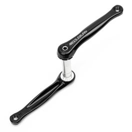 MIDDLEBURN* RS8 BOOST X-type crank (silver) - BLUE LUG