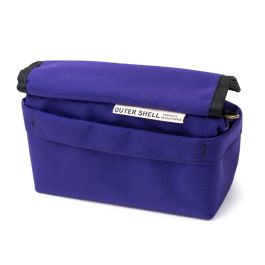 OUTER SHELL ADVENTURE* drawcord handlebar bag (purple OUTER SHELL ADVENTURE* drawcord handlebar bag (purple