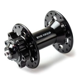 *ENE CICLO* touring disc hub front (black) - BLUE LUG ONLINE