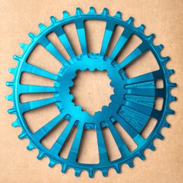 *AARN* DM 1X chainring BL limited (teal)