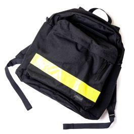 *BLUE LUG* THE DAY PACK (black/reflector)