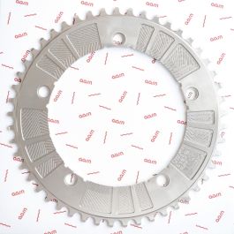 *AARN* 15-panel track chainring (silver) - BLUE LUG ONLINE STORE