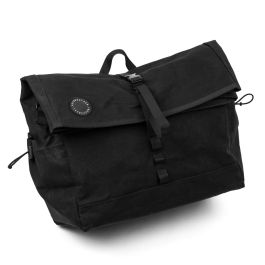 *FAIRWEATHER* brompton bag (wax black) - BLUE LUG ONLINE STORE