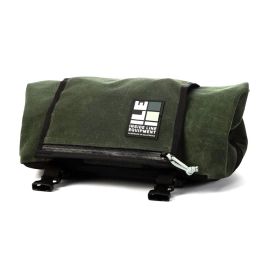 *ILE* porteur rack bag small (waxed/forest) - BLUE LUG