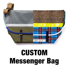 BLUE LUG* the messenger bag half (brown) - BLUE LUG GLOBAL