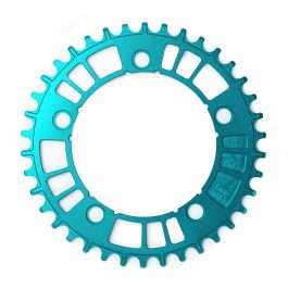 *AARN* narrow wide chainring BL limited (teal) - BLUE LUG 