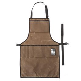 *ILE* work apron (waxed tan) - BLUE LUG ONLINE STORE