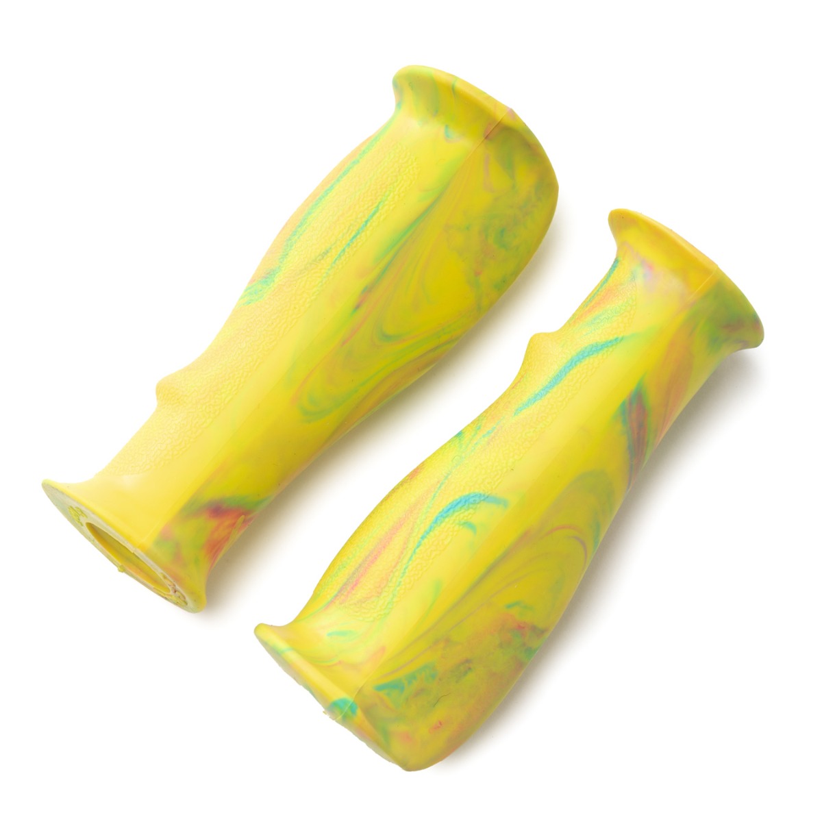 *CRUST BIKES* hyh ergo grip (yellow swirl)
