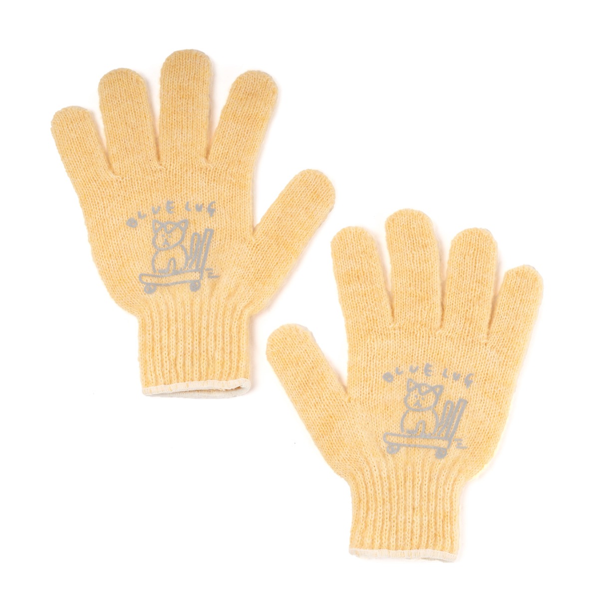*TEMBEA×BLUE LUG* wool gunte (tandem cat/light yellow)