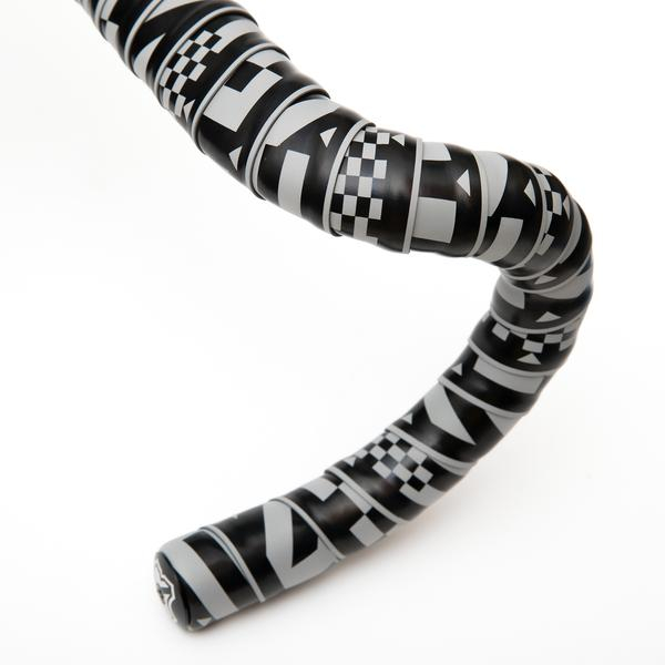 *MASH* lens chart bar tape + end plug set (black/grey)