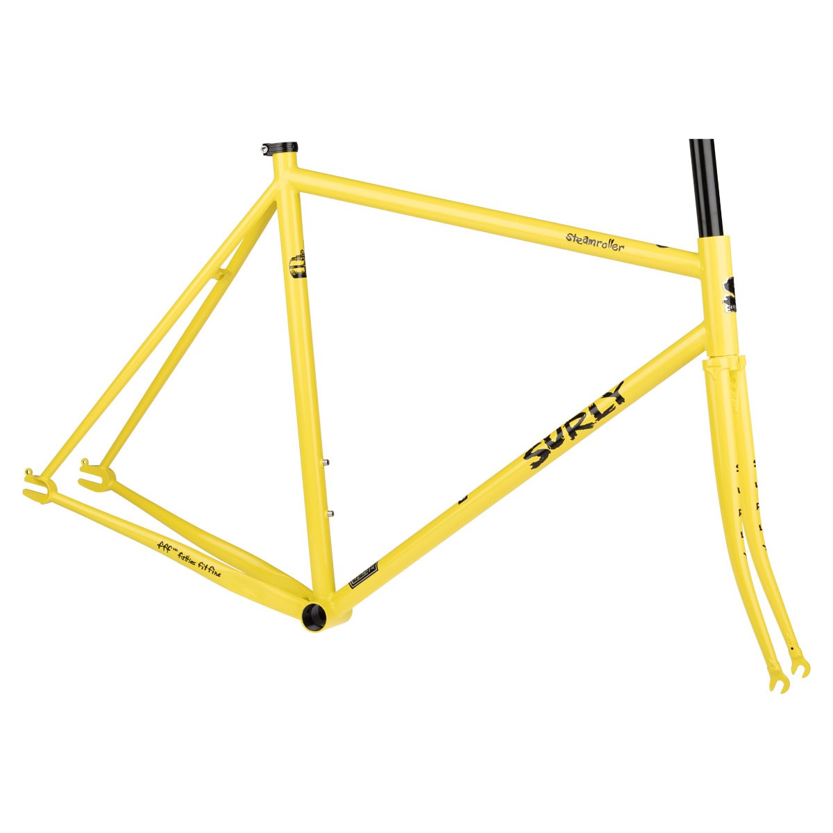 *SURLY* steamroller frame&fork set (banana candy yellow)